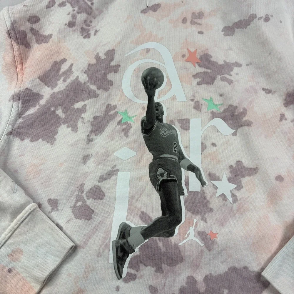Air Jordan Hoodie Mens Medium Sport DNA Dye Pullover Sweatshirt Big Logo Jumpman